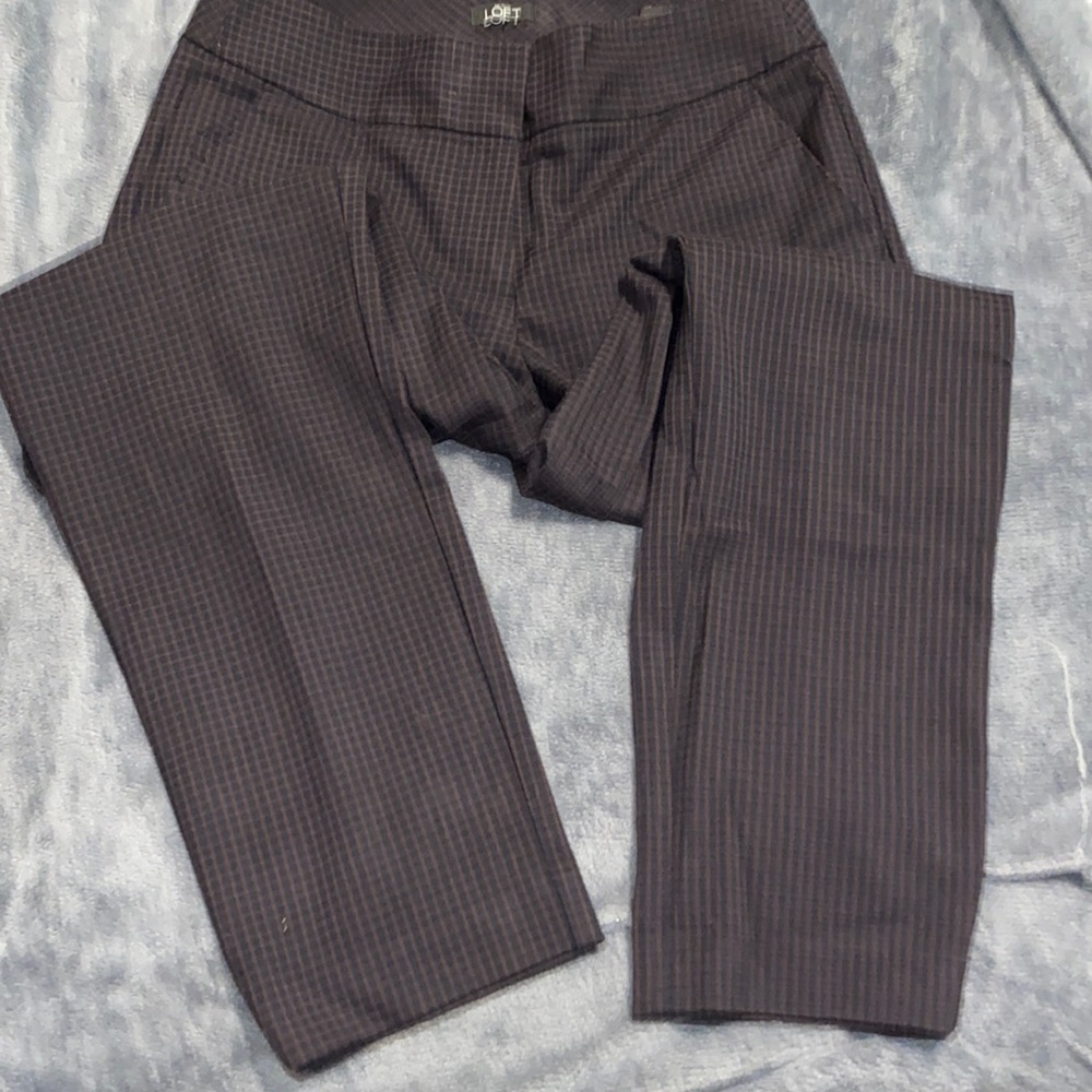 Loft ankle cut dress pants